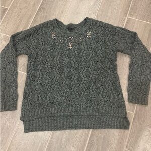 The Limited Pullover Sweater w/Rhinestone